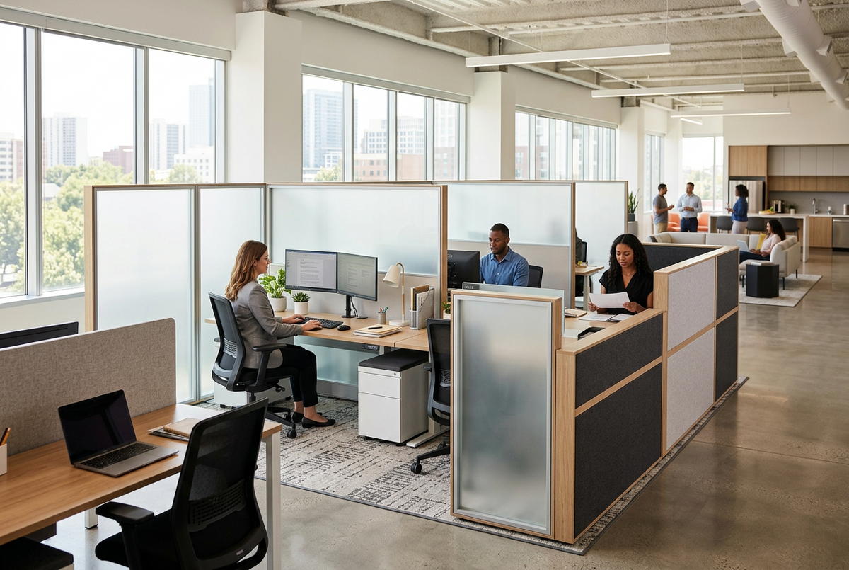 Office partitions